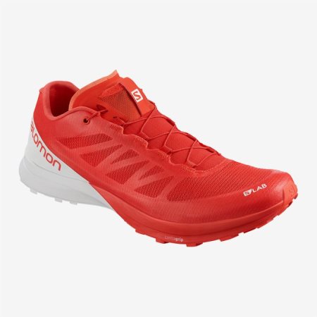 Salomon S/LAB SENSE 7 Mens Trail Running Shoes Red | Salomon South Africa